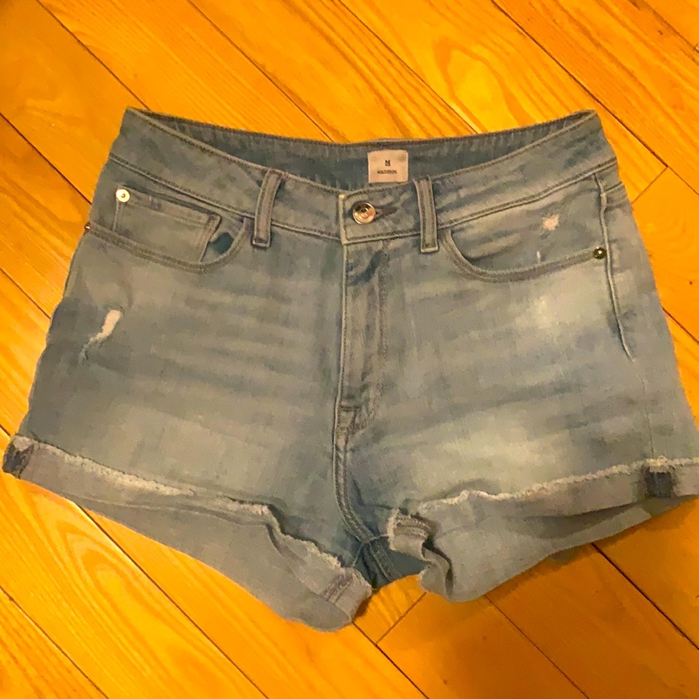 Madison Highrise Denim Shorts